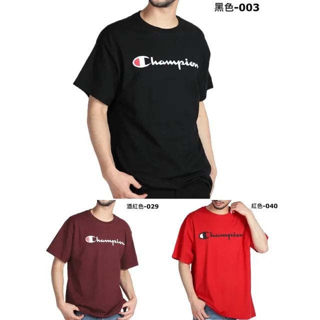 【Champion】美國冠軍 純棉 5.2盎司薄款 LOGO 短袖T恤 上衣 CLASSIC GRAPHIC TEE SCRIPT(請留意尺碼數據)