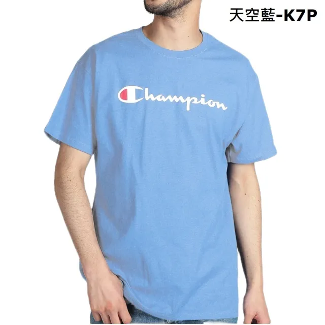 【Champion】美國冠軍 純棉 5.2盎司薄款 LOGO 短袖T恤 上衣 CLASSIC GRAPHIC TEE SCRIPT(請留意尺碼數據)