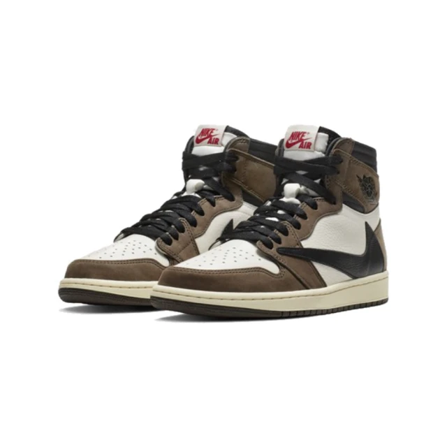 NIKE 耐吉 Travis Scott x Air Jordan 1 卡其 高筒 倒勾 CD4487-100(AJ1 聯名款 倒鉤 休閒鞋 男鞋)