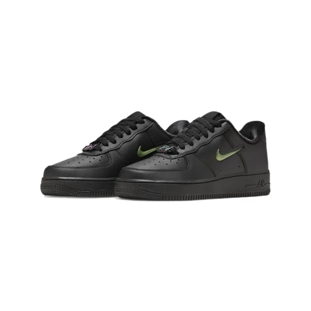 NIKE 耐吉 W Nike Air Force 1 Low 全黑果凍 雷射勾 FB8251-001(AF1 女鞋 休閒鞋)