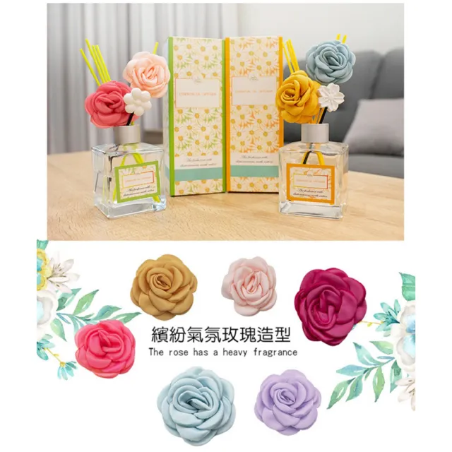 【QIDINA】2入-春夏限定珪藻土擴香瓶200ml(精油 擴香 香氛 香水 珪藻土 擴香瓶 芳香 薰衣草)