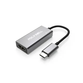 【POLYWELL】Type-C轉HDMI 訊號轉換器 公對母 4K60Hz