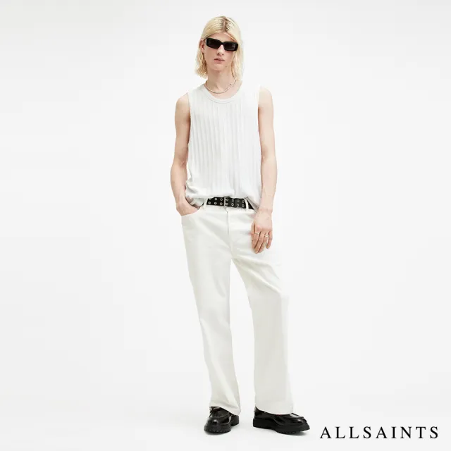 【ALLSAINTS】MADISON 棉質寬鬆無袖背心-白 MD140Y(舒適版型)