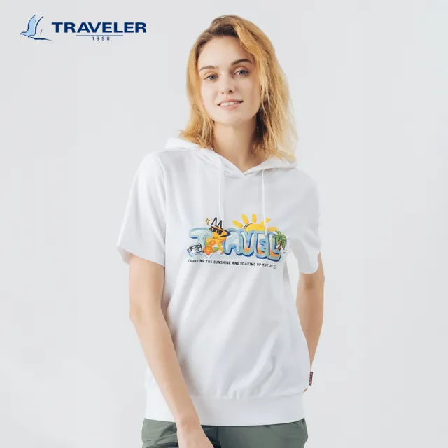 【TRAVELER 旅行者】24SS女款消臭吸排上衣_241TR844(消臭/排汗衣)