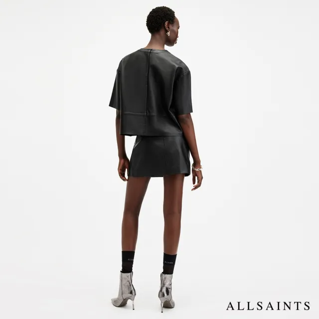 【ALLSAINTS】RENAI 中腰羊皮短裙 W020RB(常規版型)