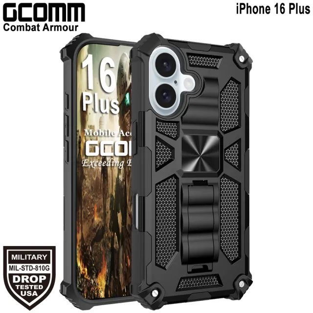 【GCOMM】iPhone 16 Plus 軍規戰鬥盔甲保護殼 Combat Armour(iPhone 16 Plus)