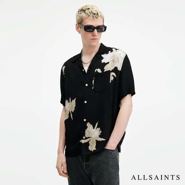 【ALLSAINTS】LACHAISE 人造絲花卉夏威夷花襯衫 M117SB(舒適版型)