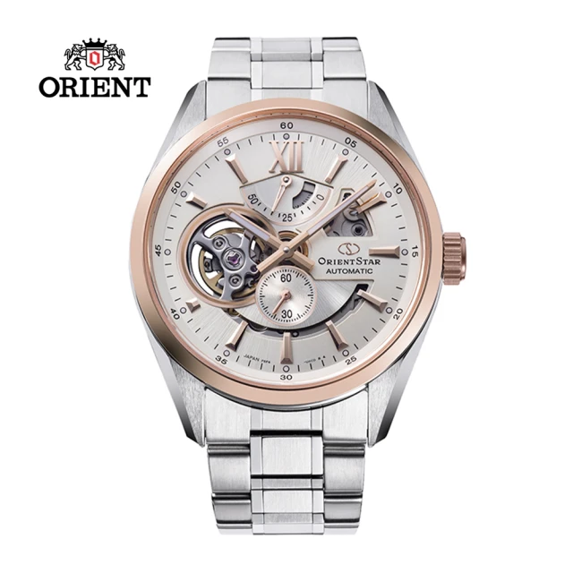 ORIENT 東方錶 ORIENT STAR東方之星 OPEN HEART系列 鏤空機械錶 鋼帶款 白色 - 41.0mm(RE-AV0123G)