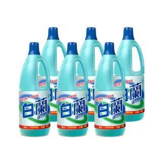【白蘭】漂白水 1.5L 6入組 箱購(共9L)
