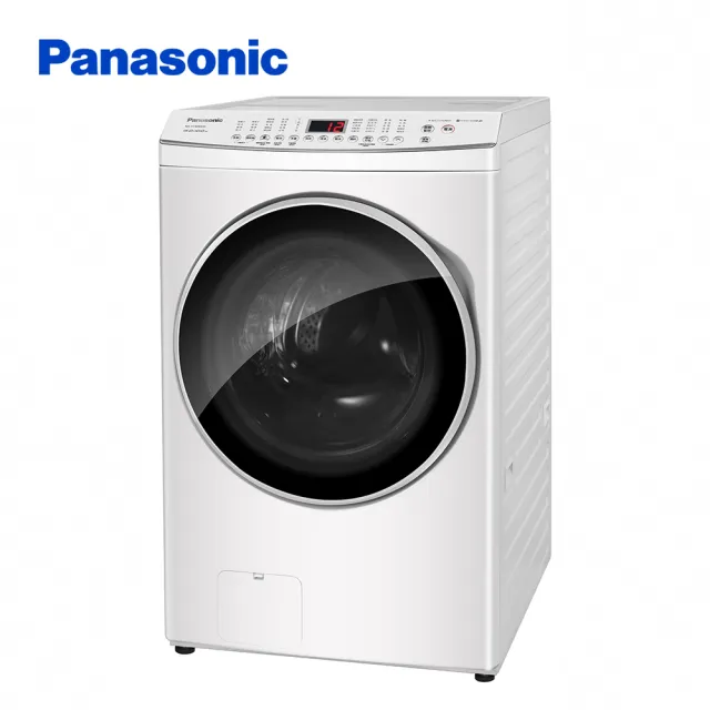 【Panasonic 國際牌】15公斤IOT智慧聯網洗脫烘滾筒洗衣機-晶鑽白(NA-V150MDH-W)