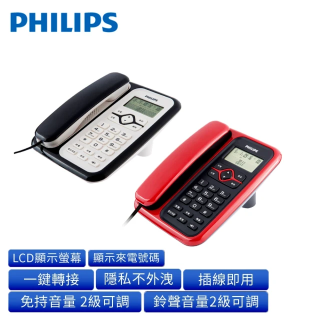 Philips 飛利浦 大螢幕電量顯示1.7GHz數位子母答