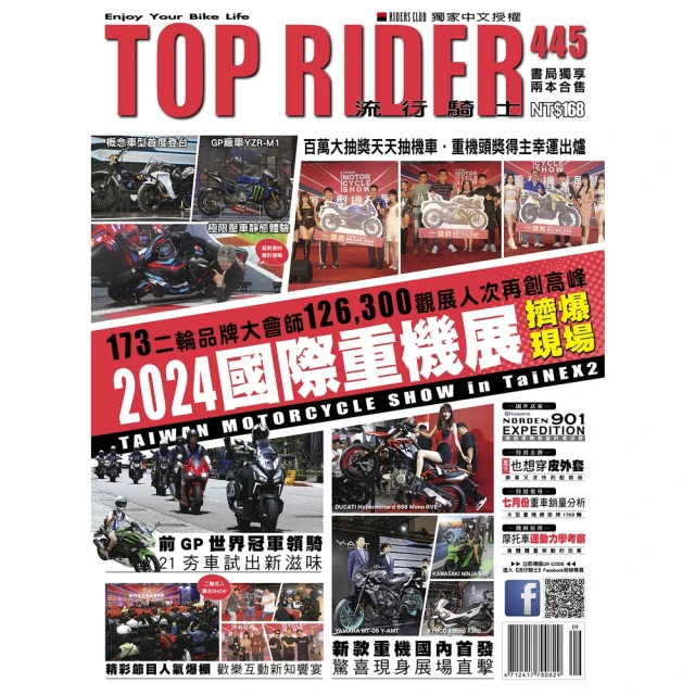 【MyBook】流行騎士Top Rider【445期】(電子雜誌)