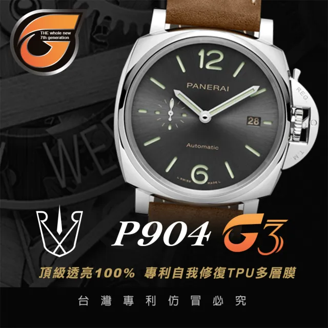 【RX8-G3】PANERAI沛納海 膠帶款 系列頂級腕錶、手錶貼膜(不含手錶)