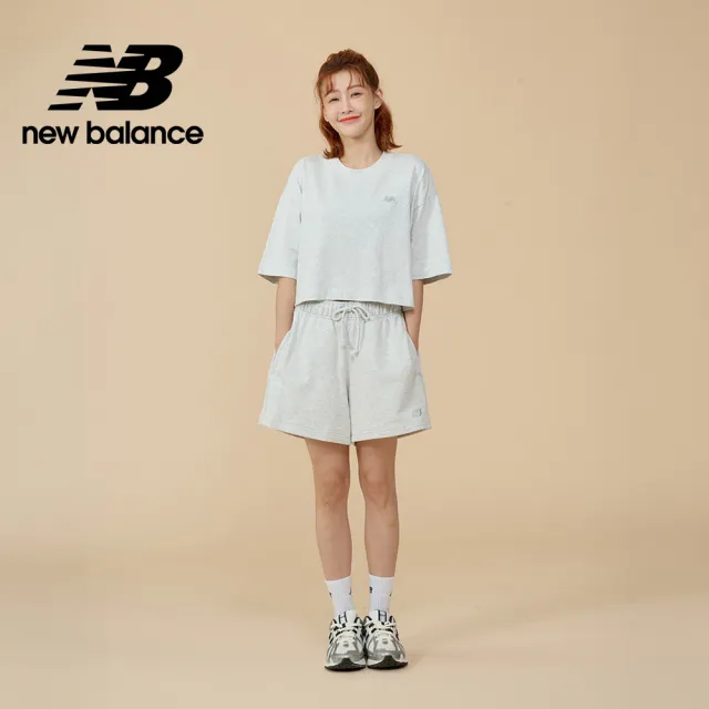 【NEW BALANCE】NB 棉質短褲_男性_藍/淺灰色_MS41511AHH_MS41511HEB(美版 版型偏大)