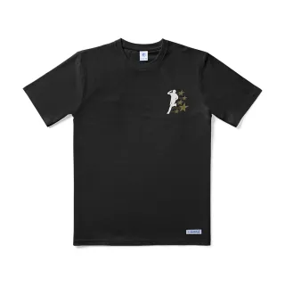 【富邦悍將】張育成剪影logo TEE(黑_S-3XL)