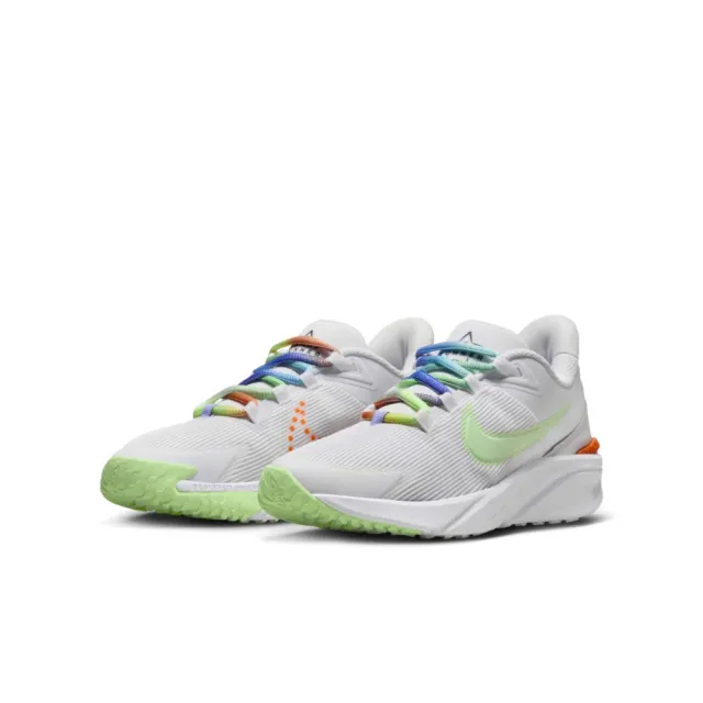 【NIKE 耐吉】STAR RUNNER 4 NN SE GS  大童鞋 女鞋 休閒鞋 慢跑鞋 白色(FN4979100)