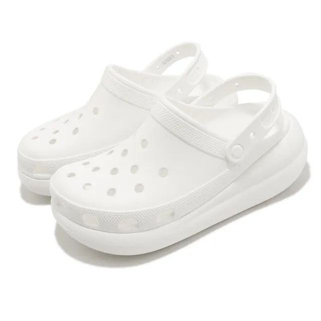 【Crocs】洞洞鞋 Classic Crush Clog 男鞋 女鞋 經典泡芙 超厚底 休閒鞋 涼拖鞋 單一價(2075212Y2)