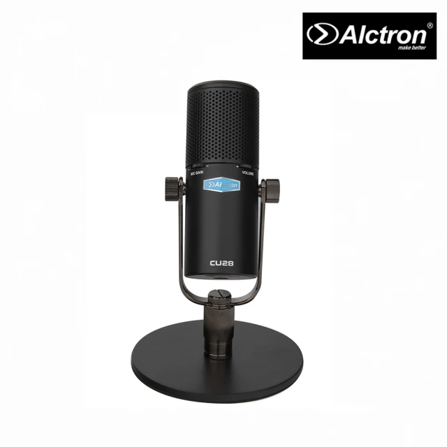 【ALCTRON】CU28 心型指向 USB電容麥克風(原廠公司貨 商品保固有保障)