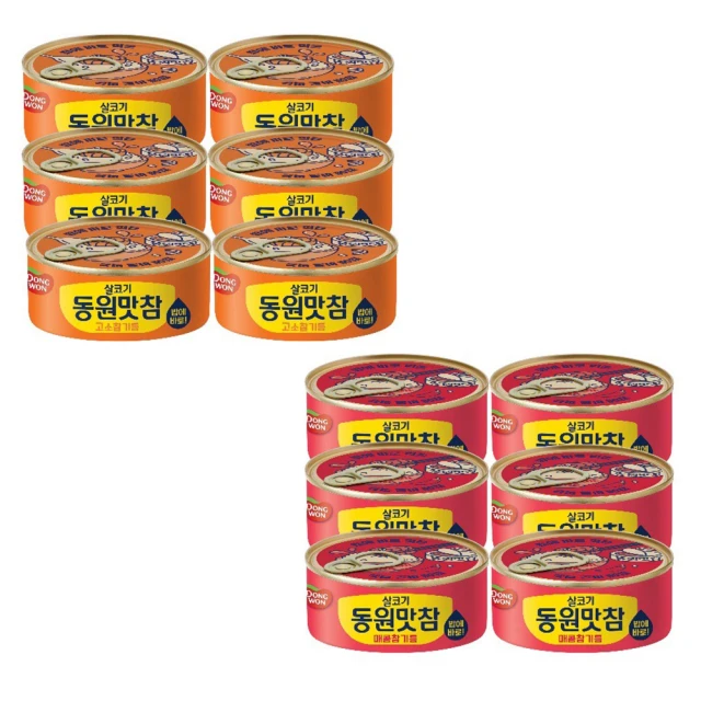 DONGWON 東遠 芝麻油鮪魚罐頭150g *6入組(原味/辣味)