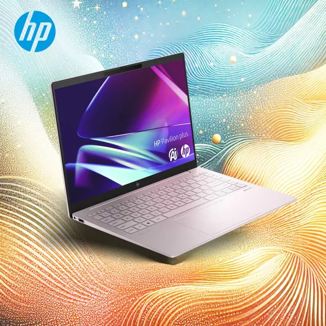 【HP 惠普】14吋Ultra 5-125H OLED輕薄EVO AI筆電(Pavilion Plus 14-ew1088TU/16G/1T SSD/W11/謐靜粉)