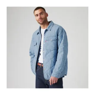 【LEVIS 官方旗艦】男款 WESTERN丹寧襯衫式外套 熱賣單品 A9173-0001