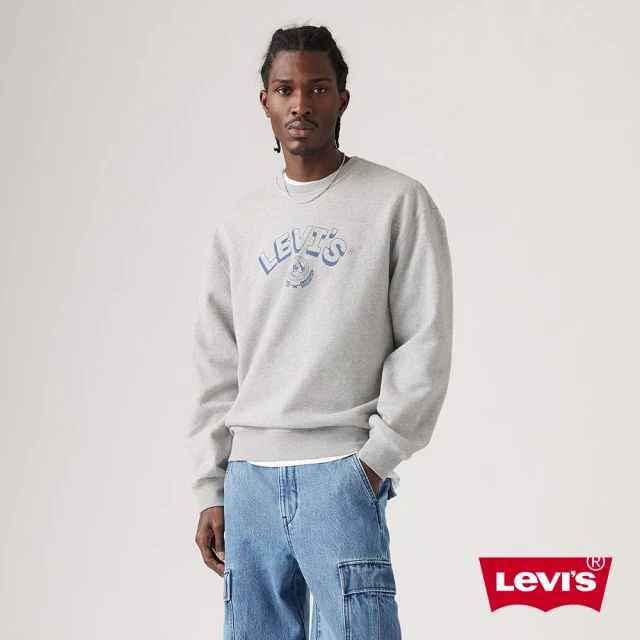 LEVIS 官方旗艦 男款 舒適長袖大學Tee 人氣新品 38712-0294