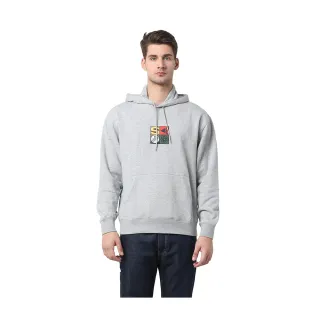 【LEVIS 官方旗艦】SILVERTAB銀標系列 男款舒適版長袖帽Tee 熱賣單品 38479-0343