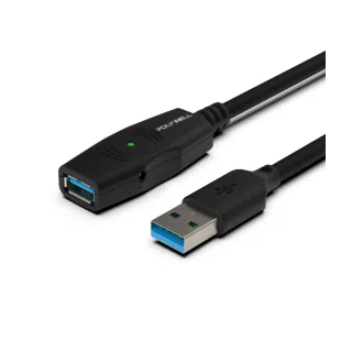 【POLYWELL】USB3.0 Type-A公對A母 主動式增益延長線 /5M