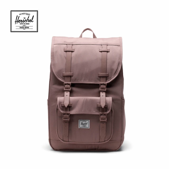 Herschel 官方直營 後背包 16吋筆電包 書包 減壓肩帶 21L Little America 玫瑰粉(11391-02077-OS)