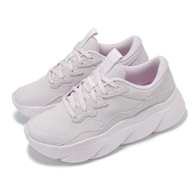 SKECHERS 休閒鞋 Vapor Step-Jet Setter 女鞋 淡紫 緩衝 厚底 回彈(150083-LAV)