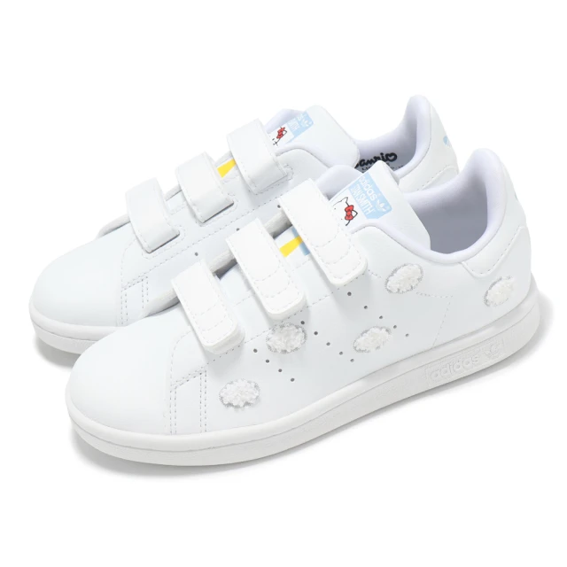 adidas 愛迪達 x Hello Kitty Stan Smith CF C 童鞋 中童 白 史密斯 聯名 愛迪達(IF7023)