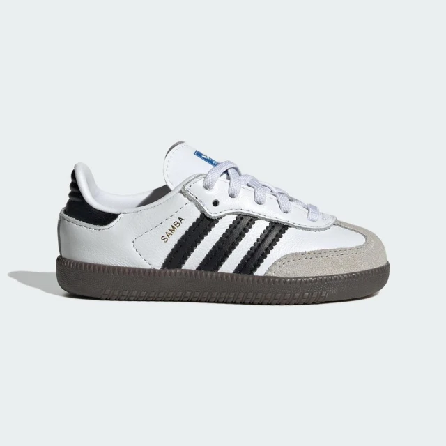 adidas 愛迪達 Samba OG EL I 小童 休閒鞋 經典 復古 Originals 皮革 膠底 白(IE3679)