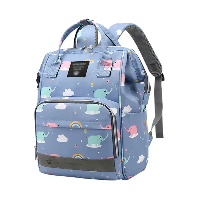 【EZlife】輕便多功能大容量母嬰雙肩包(媽媽包 後背包)