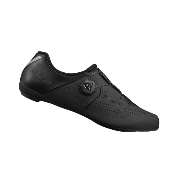 【SHIMANO】RC302 公路車鞋 動力鞋楦 寬版 黑色
