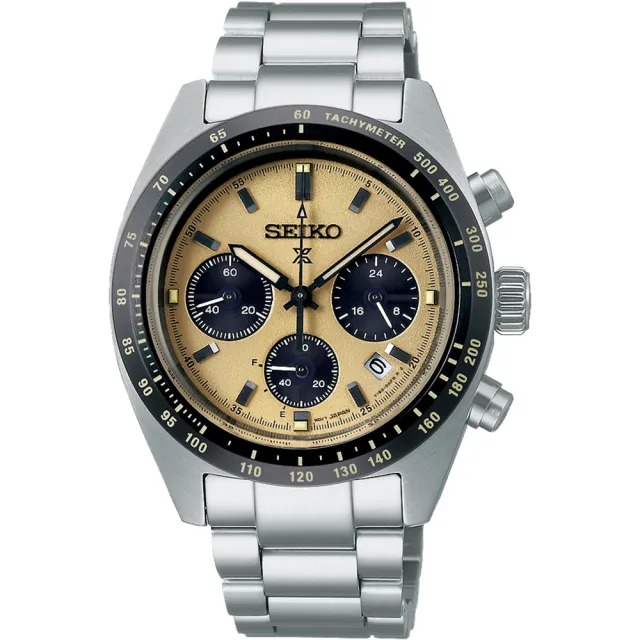 【SEIKO 精工】Prospex SPEEDTIMER 熊貓太陽能計時腕錶-39mm(V192-0AF0Y/SSC817P1)