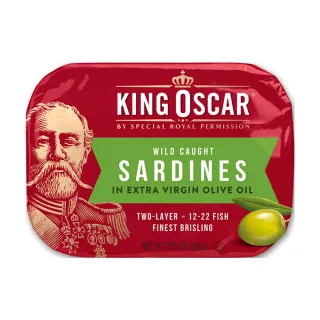 【King Oscar】橄欖油迷你沙丁魚 106g(挪威第一品牌)