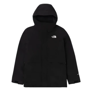 【The North Face 官方旗艦】北面男款黑色DryVent防水透氣抓絨內裡三合一外套｜89YXJK3