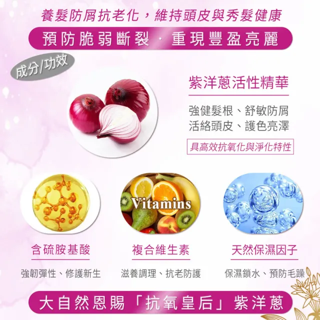 【Babaria】洋蔥抗氧化洗髮露700mlx2(總代理公司貨)