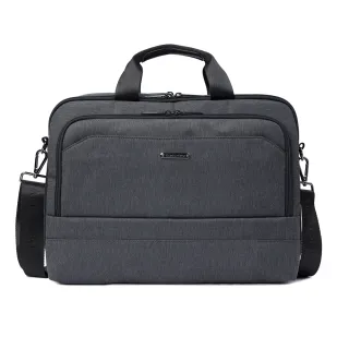 【Kinloch Anderson 金安德森】Force 極簡造型多隔層2WAY公事包(黑色)