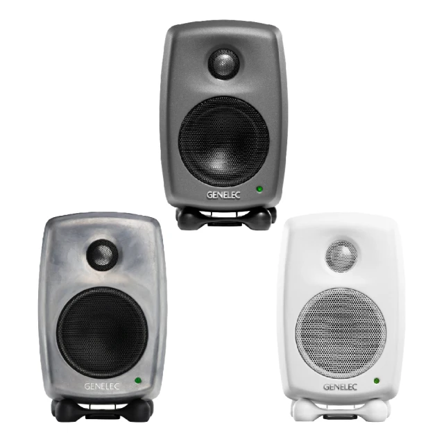 GENELEC 8010A 3吋 主動式監聽喇叭 一對 深灰色/白色/金屬色(公司貨保證)