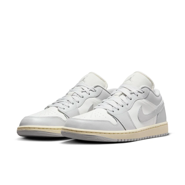 NIKE 耐吉 休閒鞋 女鞋 運動鞋 喬丹 AJ1 WMNS AIR JORDAN 1 LOW 灰白 DC0774-103