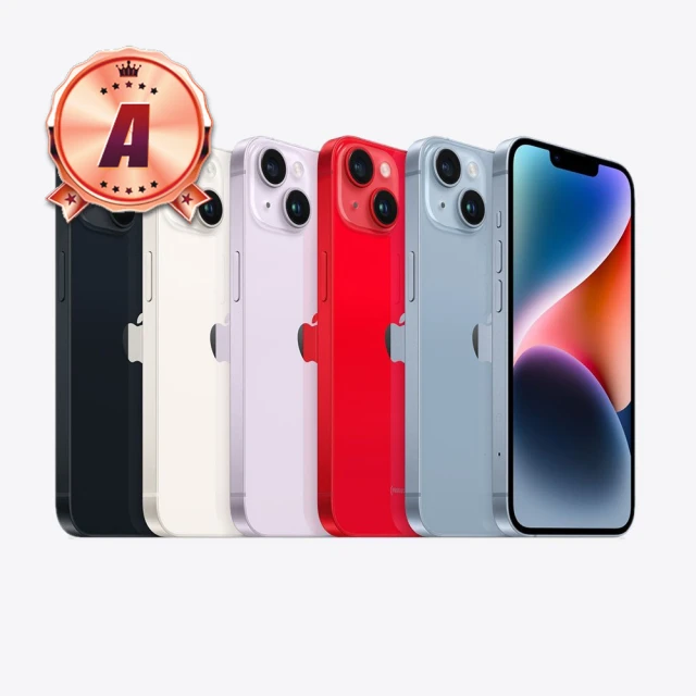 Apple A級福利品 iPhone 14 Plus 6.7 吋 512G(電池85% 外觀近全新 原廠外盒)