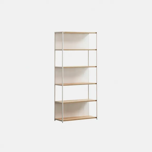 【DESKER】BOOKCASE 韓國設計監製 800型 五層書櫃 開放型 80*32*174cm(書櫃/收納櫃/置物櫃/專人組裝)