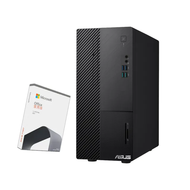 【ASUS 華碩】Office2021組★i5十核電腦(i5-13400/16G/1TB SSD/W11/H-S500ME-513400016W)