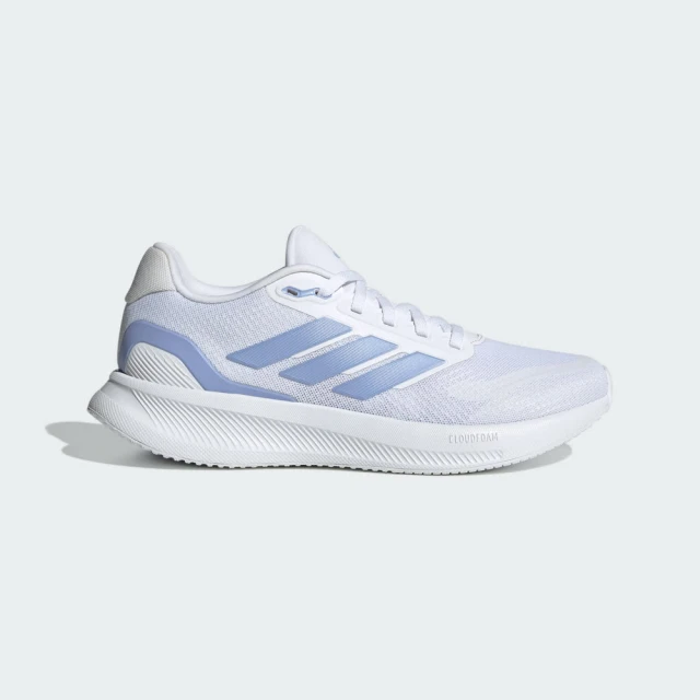 adidas 愛迪達 RUNFALCON 5 W 女款 運動 慢跑鞋 白淺藍(IE8827)