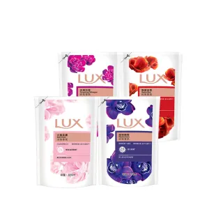 【LUX 麗仕】精油香氛沐浴乳補充包650mlx12入/箱(媚惑幽香/水嫩柔膚/嫵媚迷香)