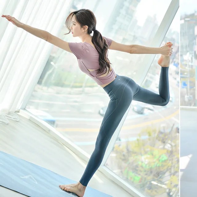【BODYAIR】HOT 美背.靚腿系運動套組(瑜珈.運動.慢跑.透氣.舞蹈.BRA.運動服.運動褲)