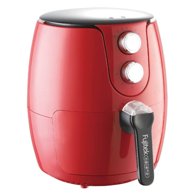 Fujitek 富士電通 FTD-A31 電子式空氣炸鍋主體,容量達3.1-4L,適閤家庭使用。紅色設計時尚美觀,提供健康無油炸烹飪方式,輕鬆製作美味美食。主機享1年保固,配件如炸鍋、炸籃、電源線等為自然消耗品,不在保固範圍內。理想選擇給注重健康飲食的您! Fujitek富士電通 FTD-A31