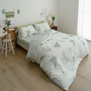 【翔仔居家】80支天絲棉 薄被套/被單-蒔光花園(單人)
