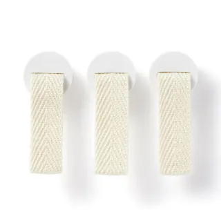 【MUJI 無印良品】檔案盒用方便拉環/3入組/原色